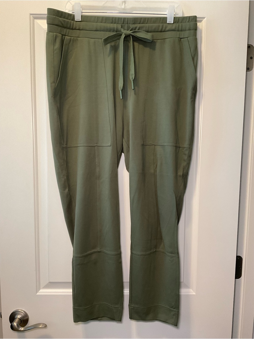 CAbi Olive Green Drawstring Jogger Pants